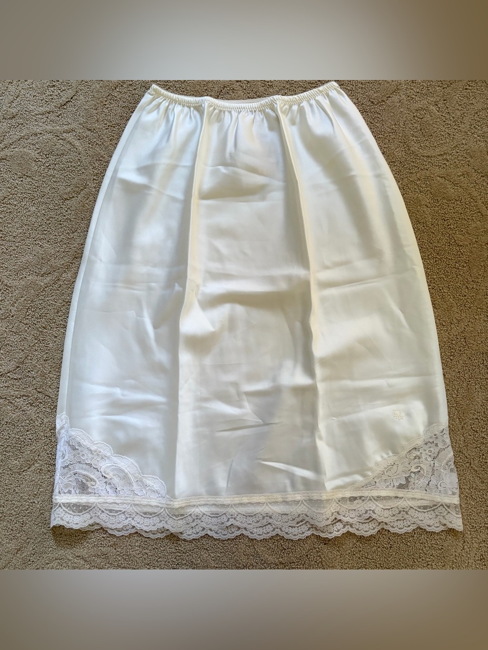 NWT Vintage Deadstock Christian Dior Half Slip Logo Large
